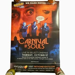 RiffTrax Live Carnival of Souls 2017 Original Promo Movie Poster 27x40 D/S